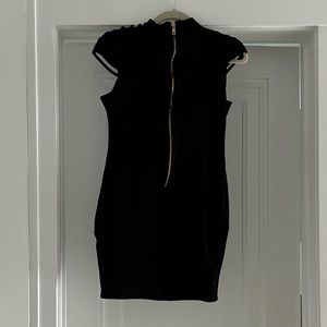 black fashion nova mini dress